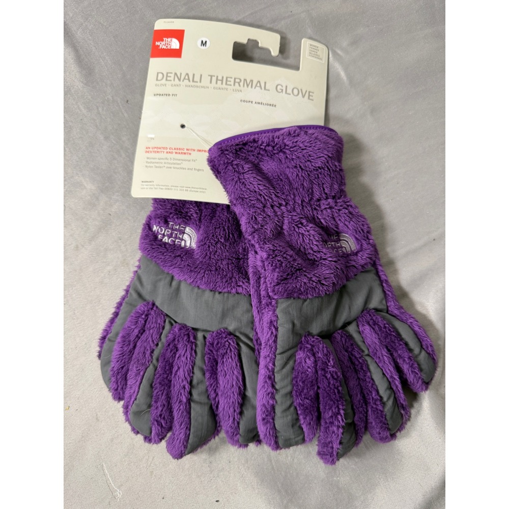 The North Face Denali Thermal Gloves Gravity Purple Women Medium AVDRJCO-M